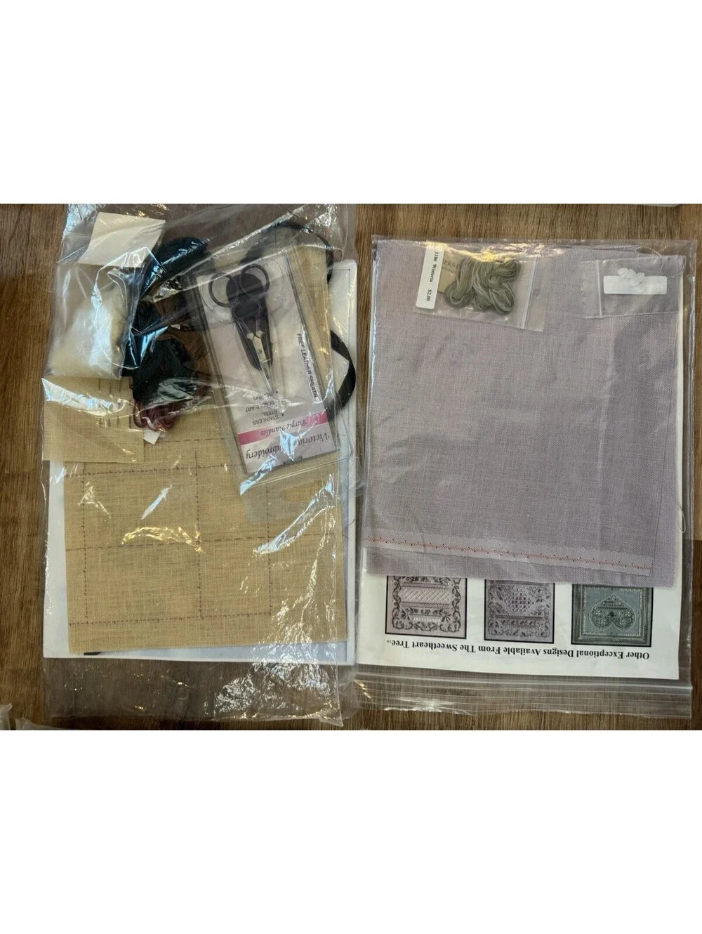 11 Cross Stitch Kit Lot Drawn Thread Sweetheart Tree Cricket Collection w/ Extra